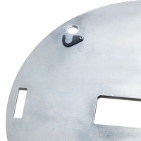 Lest acier base ronde arche totem expo france