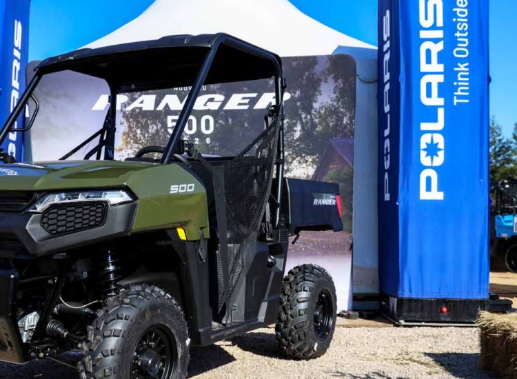 Totem block gonflable carr&eacute; Polaris EXPO FRANCE