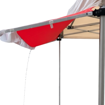 Auvent banni&egrave;re pare soleil personnalisable barnum pliant EXPOTENT
