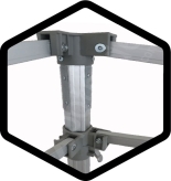 Bague sup&eacute;rieure angle structure barnum pliant