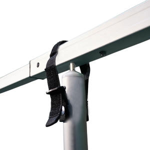 Sangle fixation barre verticale pour barre demi mur expotent