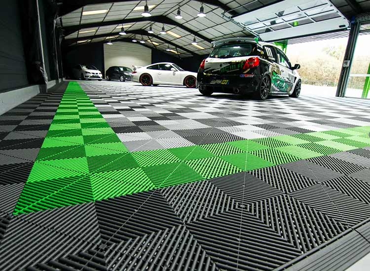 Dalle de sol team auto Expo France