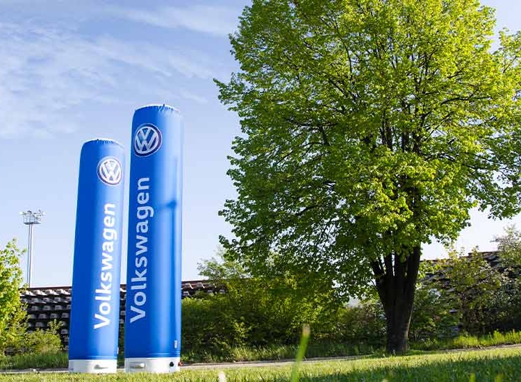 Tube gonflable Volkswagen auto expoair
