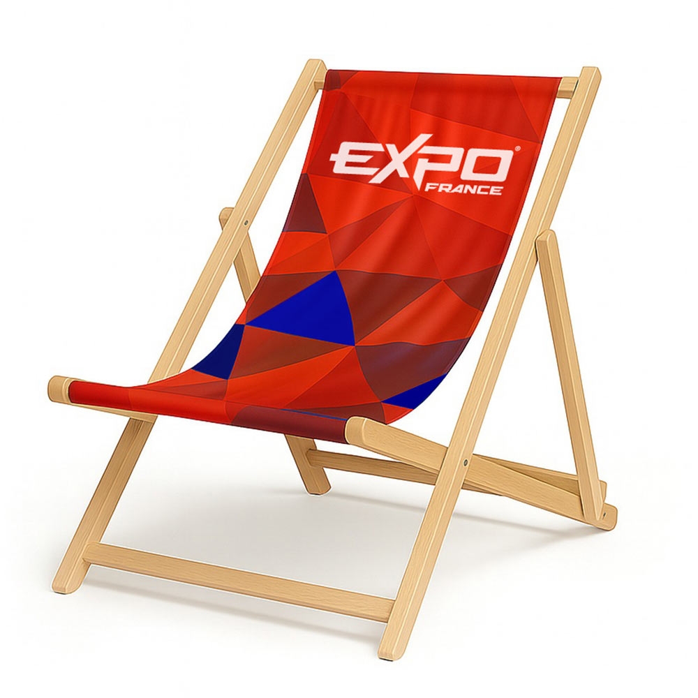 Transat pliable chaise personnalisable exporelax