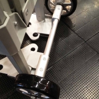 Roues d&eacute;placement barnums pliants EXPOFRANCE