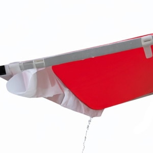 Gouttiere casquette tente pliante &eacute;vacuation eau pluie