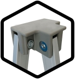 Connecteur barre ch&acirc;ssis tentes pliantes