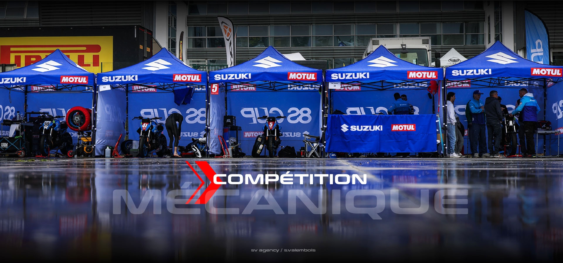 Tente pliante 3x3 Expotent Suzuki GSX8S 8S Cup