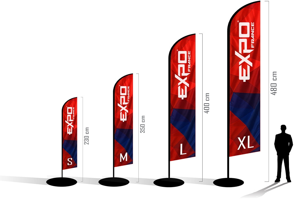 Drapeau classique personnalisable livraison France Europe